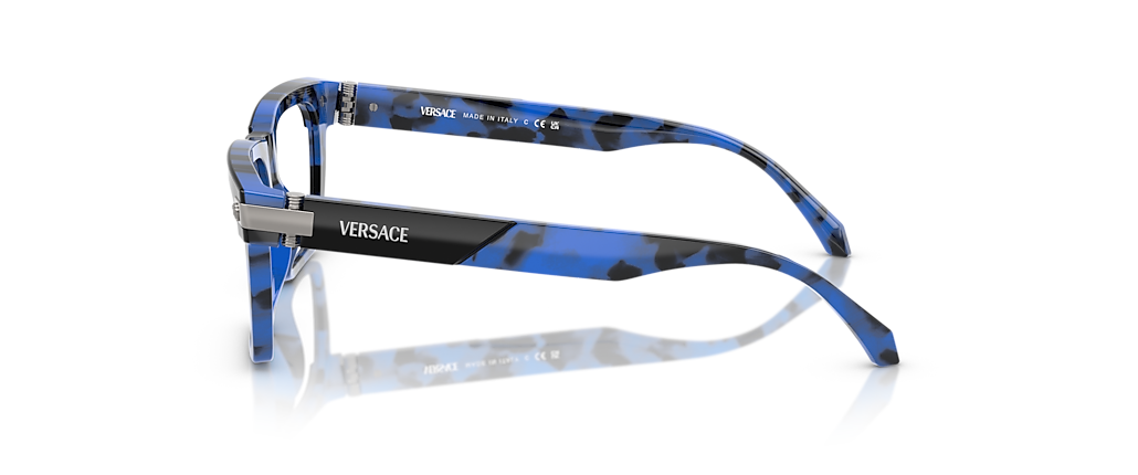 Versace VE3354 Top Black/Havana Blue Frames Versace VE3354 Top Black/Havana Blue Frames