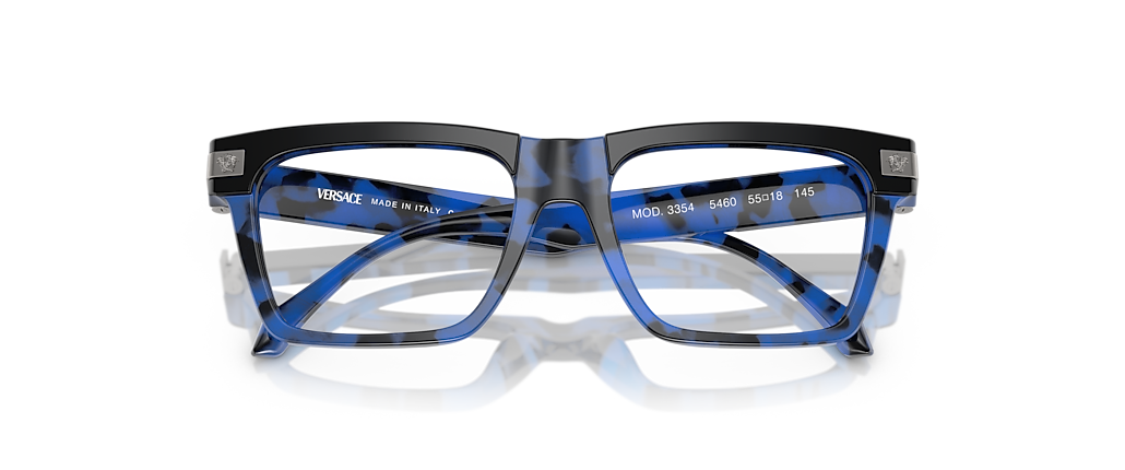 Versace VE3354 Top Black/Havana Blue Frames Versace VE3354 Top Black/Havana Blue Frames