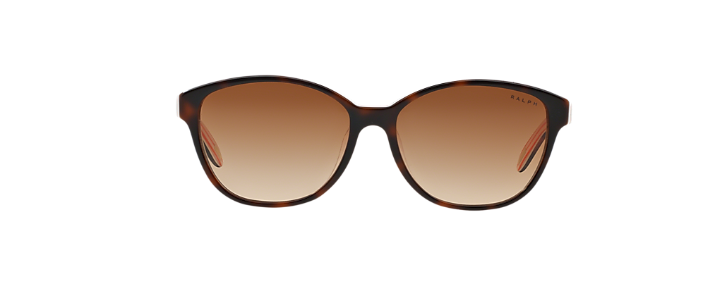 Ralph RA5128 Shiny Havana On Orange Stripes Sunglasses