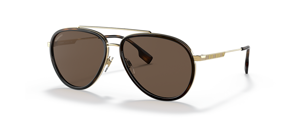 Burberry BE3125 Oliver Gold Sunglasses Burberry BE3125 Oliver Gold Sunglasses