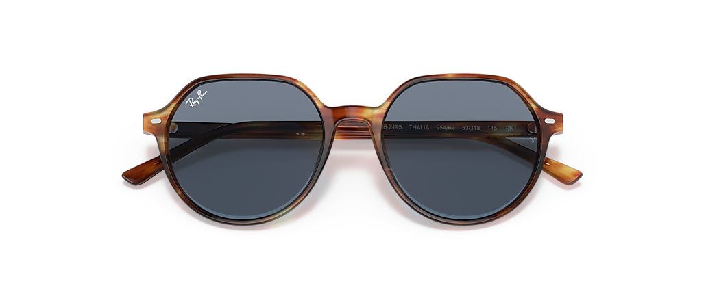 Ray-Ban RB2195 Thalia Striped Havana Sunglasses