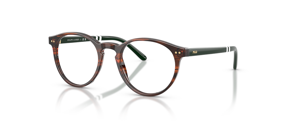 Polo Ralph Lauren PH2297 Shiny Striped Brown Frames Polo Ralph Lauren PH2297 Shiny Striped Brown Frames