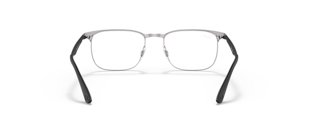 Ray-Ban RB6363 Optics Black On Silver Frames Ray-Ban RB6363 Optics Black On Silver Frames