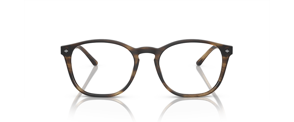 Giorgio Armani AR7074 Striped Matte Dark Brown Frames