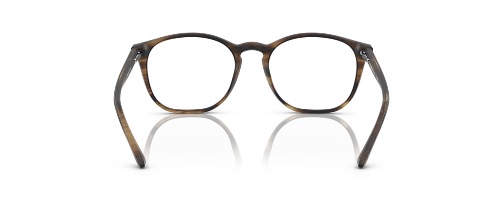 Giorgio Armani AR7074 Striped Matte Dark Brown Frames