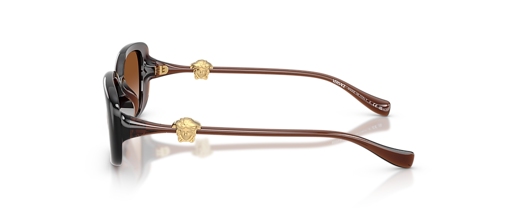 Versace VE4504D Transparent Brown Sunglasses