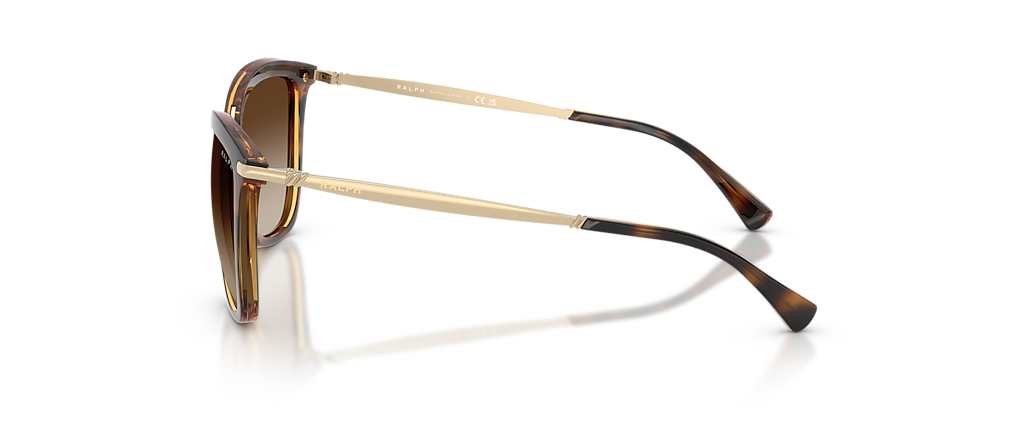 Ralph RA5245 Shiny Dark Havana Sunglasses