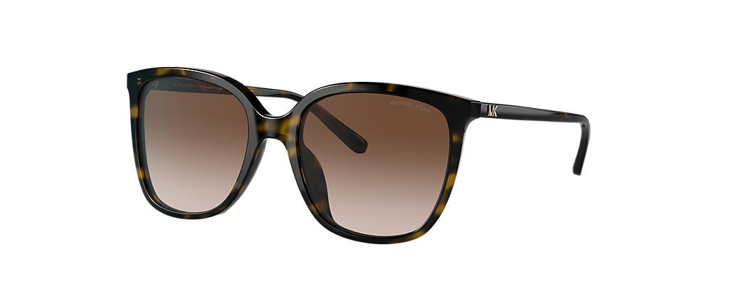 Michael Kors MK2137U Anaheim Sunglasses with Brown Gradient