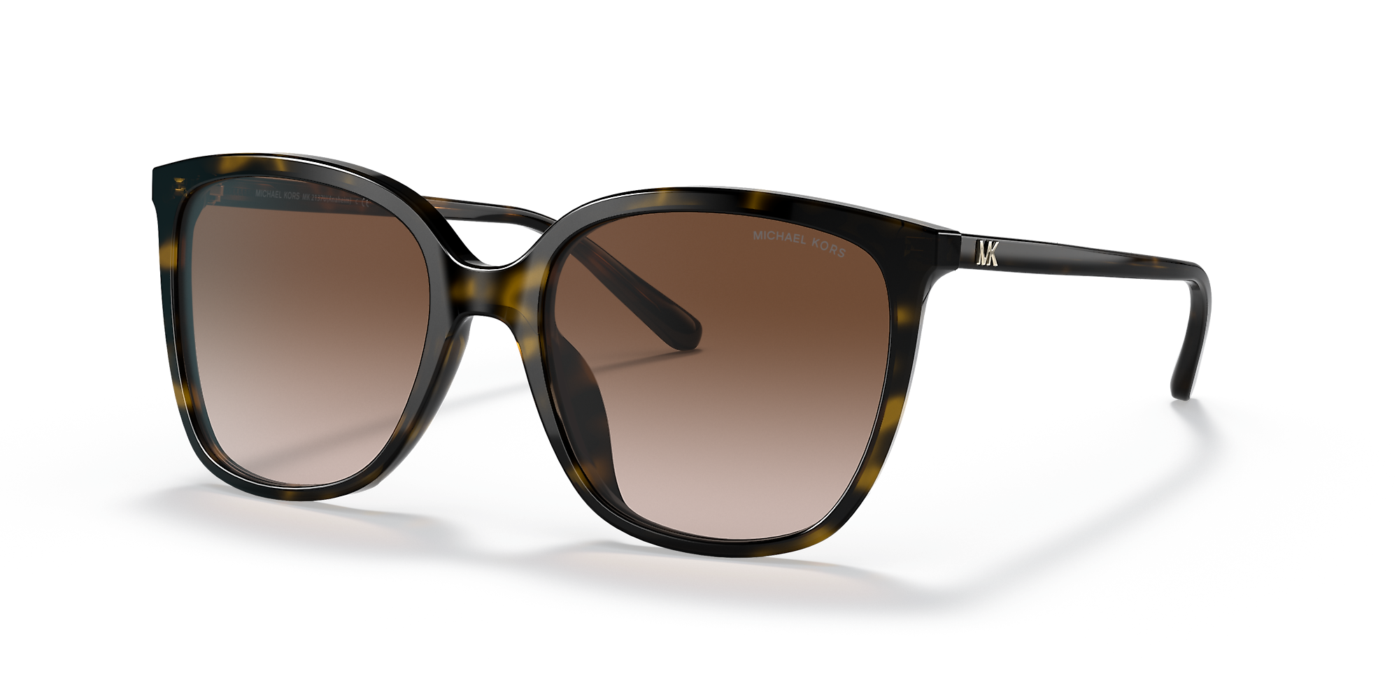 Michael Kors MK2137U Anaheim Sunglasses with Brown Gradient