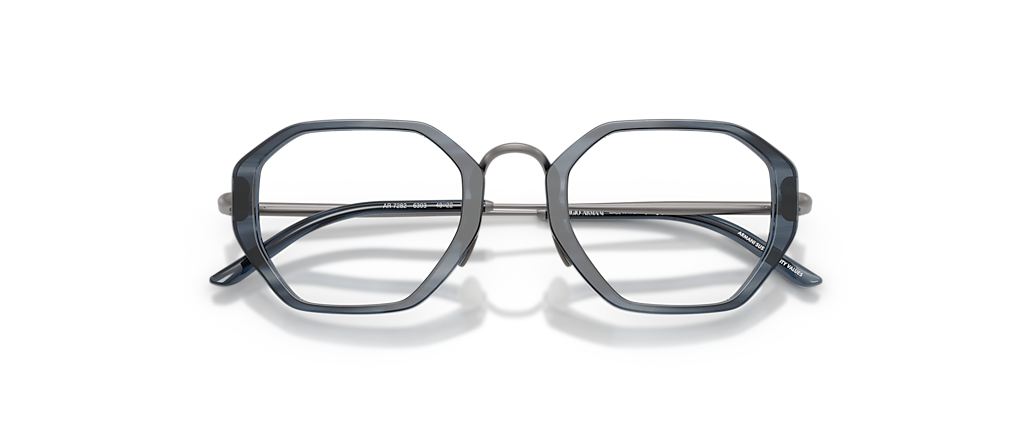 Giorgio Armani AR7282 Striped Smoke Frames