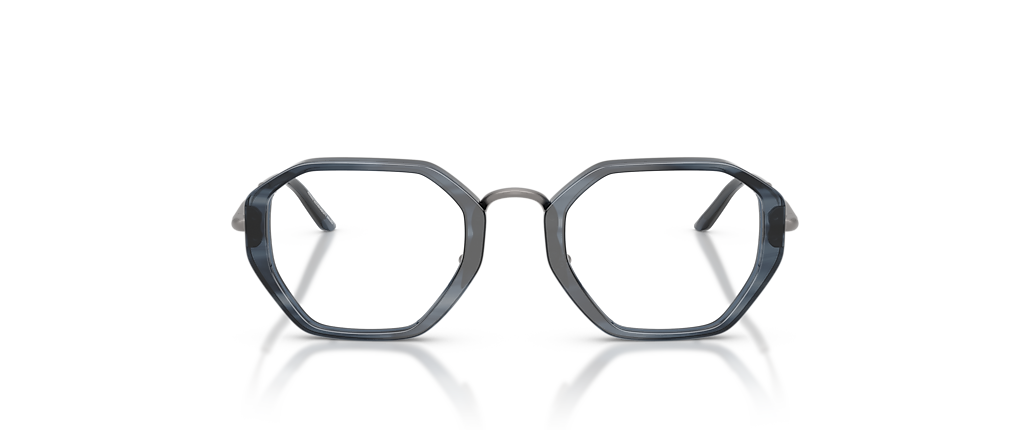 Giorgio Armani AR7282 Striped Smoke Frames