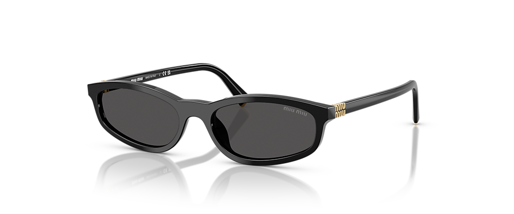 Miu Miu MU A06S Black Sunglasses Miu Miu MU A06S Black Sunglasses