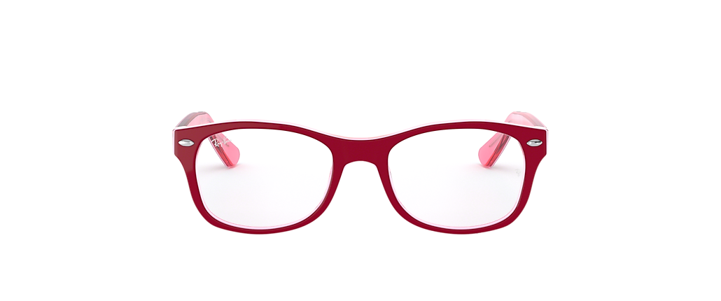 Ray-Ban RB1528 Optics Kids Bordeaux On Pink Frames