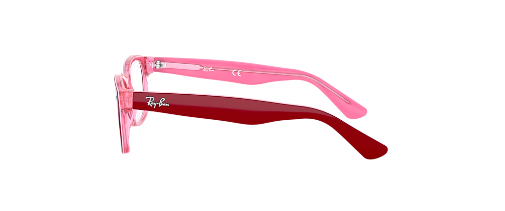 Ray-Ban RB1528 Optics Kids Bordeaux On Pink Frames