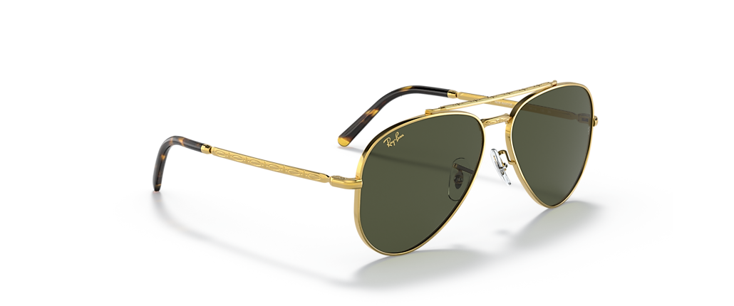 Ray-Ban RB3625 New Aviator Gold Sunglasses Ray-Ban RB3625 New Aviator Gold Sunglasses