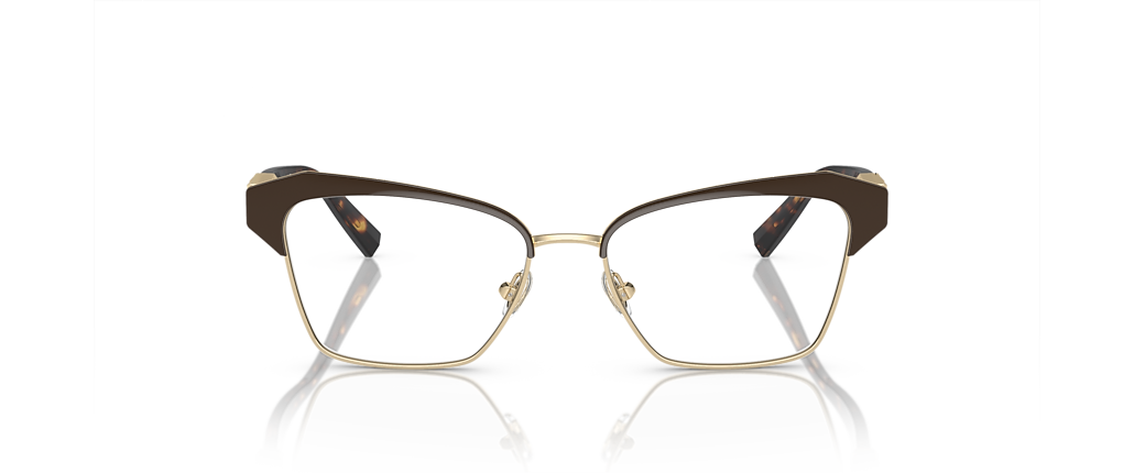 Tiffany & Co. TF1156B Brown On Pale Gold Frames