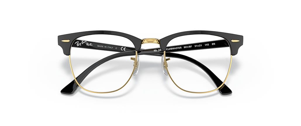 Ray-Ban RB3016 Clubmaster Blue-Violet Light Clear Black Sunglasses Ray-Ban RB3016 Clubmaster Blue-Violet Light Clear Black Sunglasses