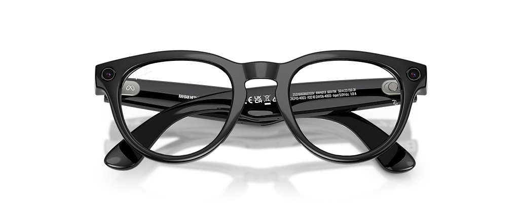 Ray-Ban Ray-Ban | Meta Headliner Black Ray-Ban Meta Smart Glasses
