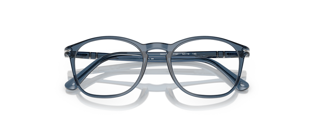 Persol PO3007VM Transparent Denim Blue Frames Persol PO3007VM Transparent Denim Blue Frames