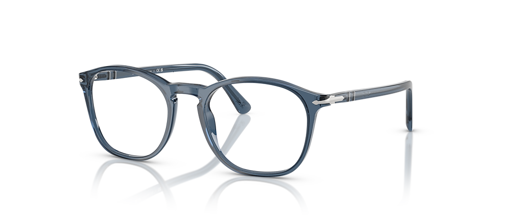 Persol PO3007VM Transparent Denim Blue Frames Persol PO3007VM Transparent Denim Blue Frames