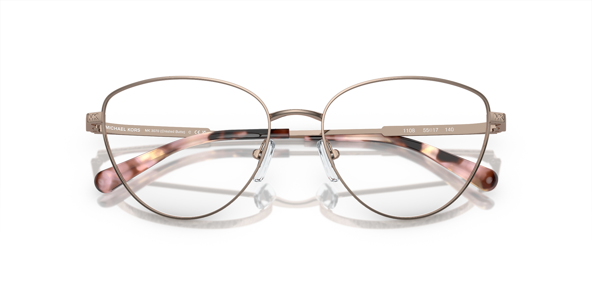 Michael Kors ラウントフレムメカネ CRESTEDBUTTEMK3070 1108 Michael Kors MK3070 Crested Butte Eyeglasses | LensCrafters