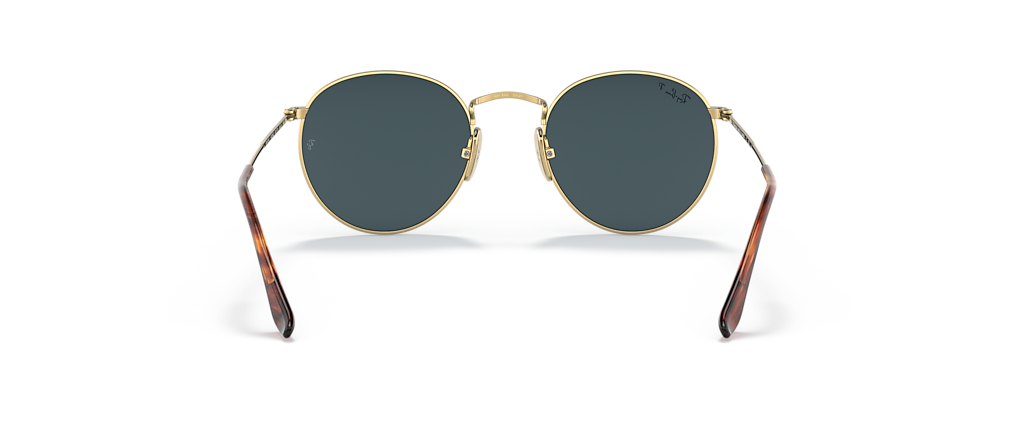 Ray-Ban RB8247 Round Titanium Gold Sunglasses Ray-Ban RB8247 Round Titanium Gold Sunglasses