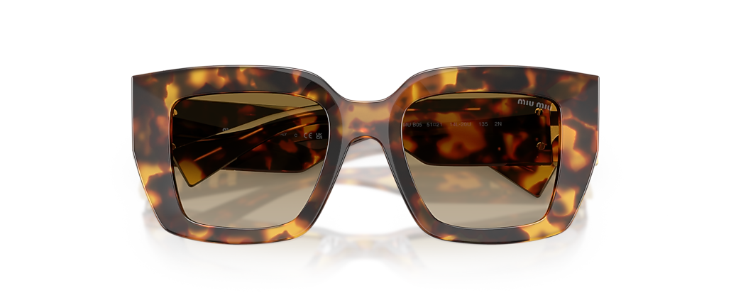 Miu Miu MU B05S Honey Havana Sunglasses Miu Miu MU B05S Honey Havana Sunglasses