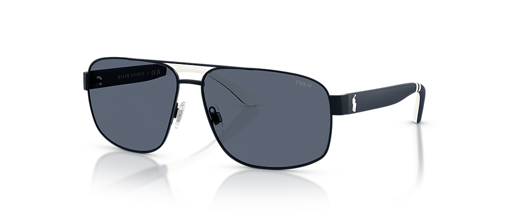 Polo Ralph Lauren PH3112 Matte Navy Blue Sunglasses