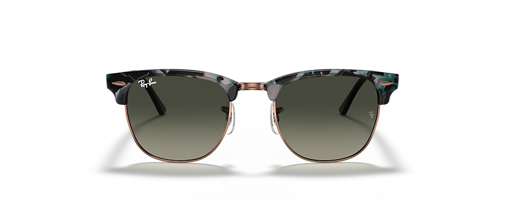 Ray-Ban RB3016 Clubmaster Fleck Grey Green Sunglasses Ray-Ban RB3016 Clubmaster Fleck Grey Green Sunglasses