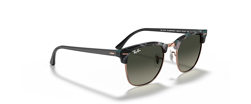 Ray-Ban RB3016 Clubmaster Fleck Grey Green Sunglasses Ray-Ban RB3016 Clubmaster Fleck Grey Green Sunglasses