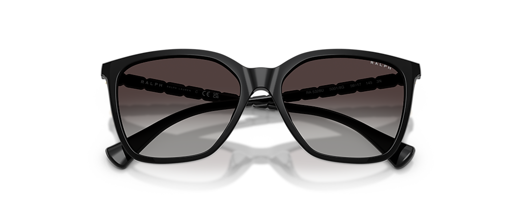 Ralph RA5328U Shiny Black Sunglasses Ralph RA5328U Shiny Black Sunglasses