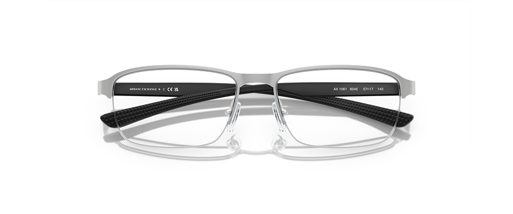 Armani Exchange AX1061 Matte Silver Frames Armani Exchange AX1061 Matte Silver Frames