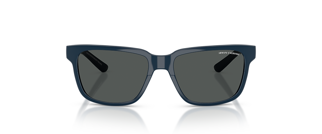Armani Exchange AX4026S Shiny Navy Blue Sunglasses