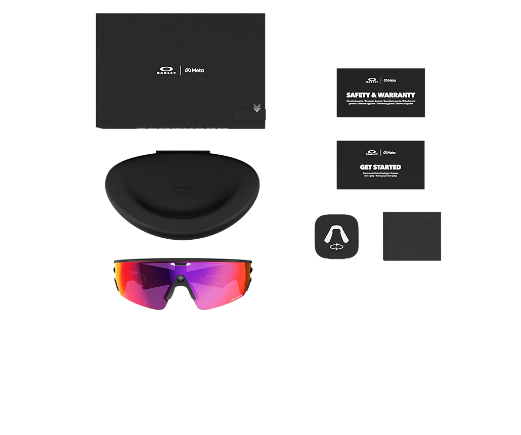 Oakley Oakley Meta Vanguard Black Ray-Ban Meta Smart Glasses