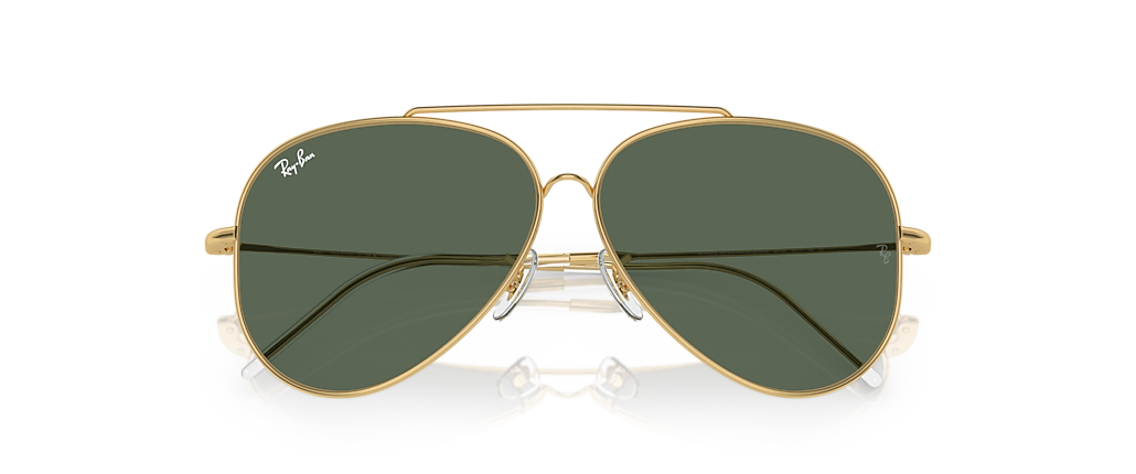 Ray-Ban RBR0101S Aviator Reverse Arista Gold Sunglasses