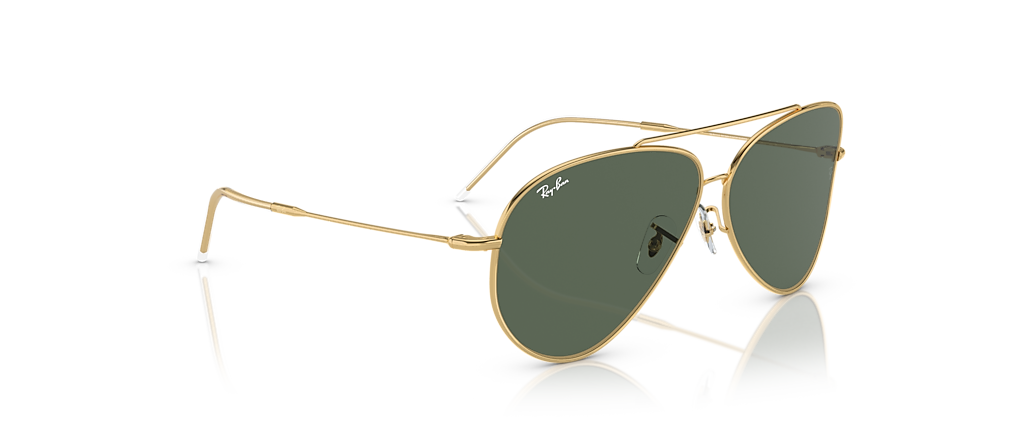 Ray-Ban RBR0101S Aviator Reverse Arista Gold Sunglasses