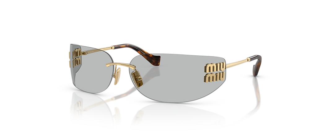 Miu Miu MU A51S Gold Sunglasses Miu Miu MU A51S Gold Sunglasses