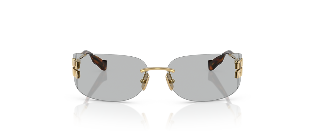 Miu Miu MU A51S Gold Sunglasses Miu Miu MU A51S Gold Sunglasses