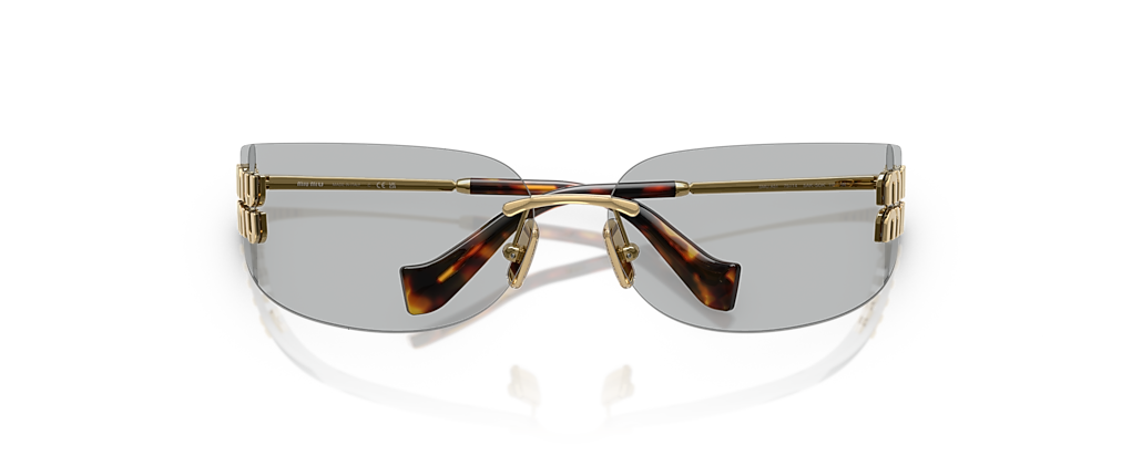 Miu Miu MU A51S Gold Sunglasses Miu Miu MU A51S Gold Sunglasses