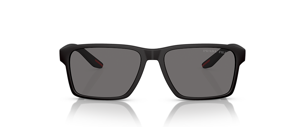 Prada Linea Rossa PS 05YS Black Rubber Sunglasses Prada Linea Rossa PS 05YS Black Rubber Sunglasses