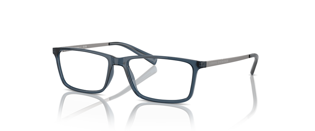 Armani Exchange AX3027 Transparent Blue Frames