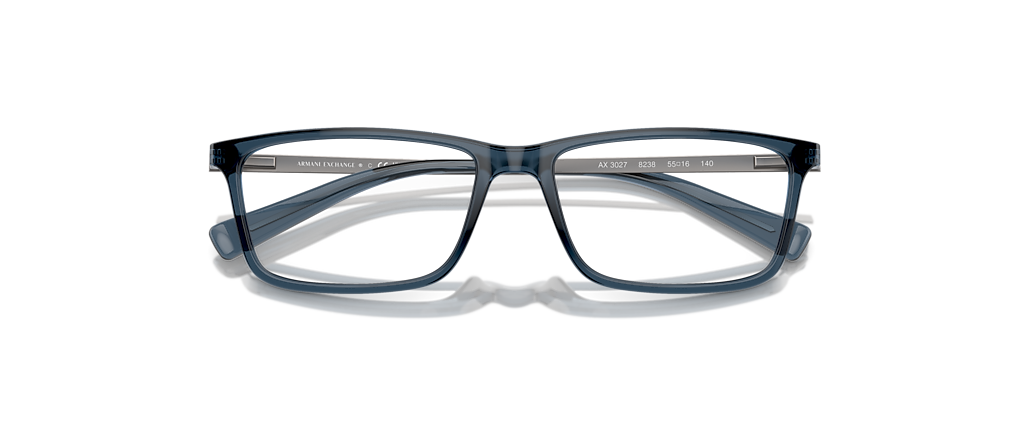 Armani Exchange AX3027 Transparent Blue Frames