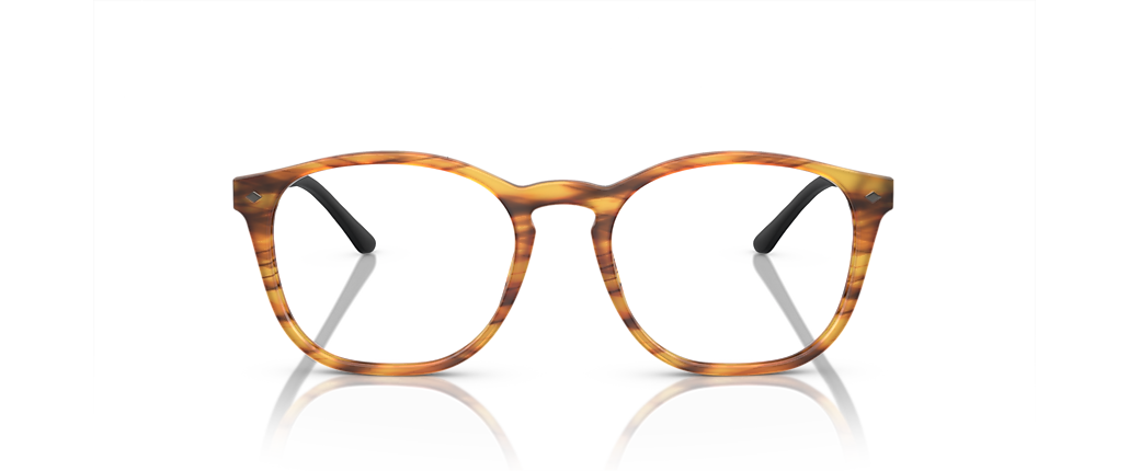 Giorgio Armani AR7074 Matte Striped Light Brown Frames