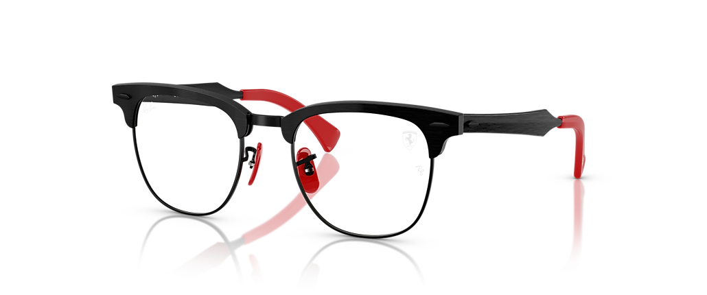 Ray-Ban RB3807VM Optics Scuderia Ferrari Collection Brushed Black On Black Frames Ray-Ban RB3807VM Optics Scuderia Ferrari Collection Brushed Black On Black Frames