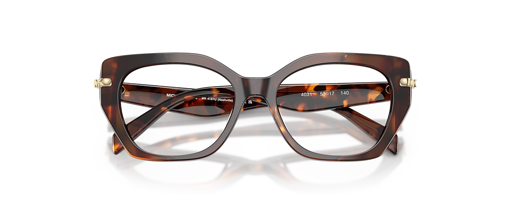 Michael Kors MK4167U Nashville Luggage Tortoise Frames Michael Kors MK4167U Nashville Luggage Tortoise Frames