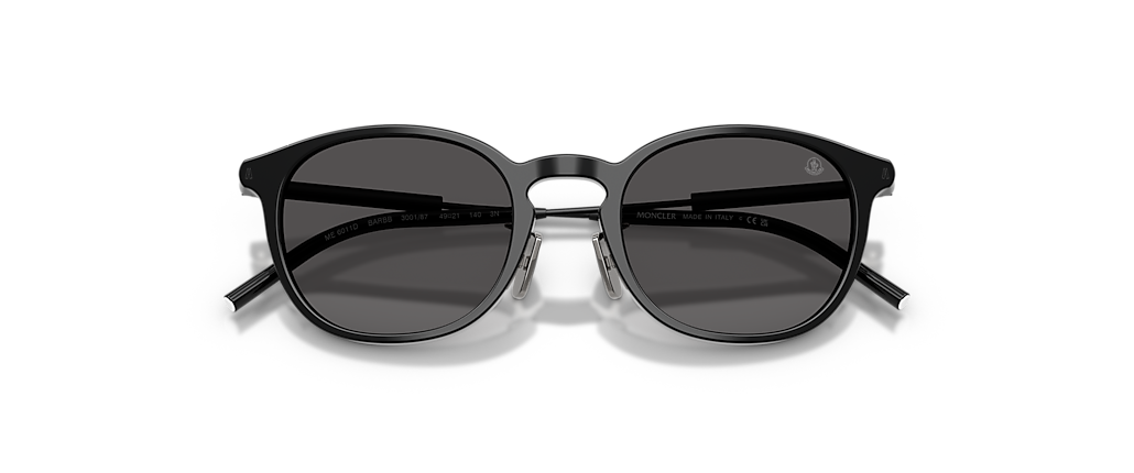 Moncler ME6011D BARBB Shiny Black Sunglasses