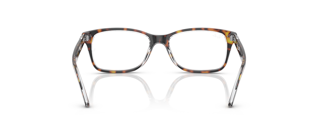 Ray-Ban RB5428F RB5428 Optics Havana On Transparent Frames