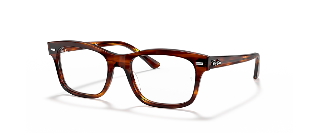 Ray-Ban RB5383 Burbank Optics Striped Red Havana Frames Ray-Ban RB5383 Burbank Optics Striped Red Havana Frames