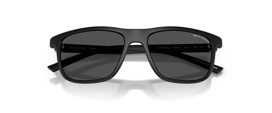 Armani Exchange AX4167SU Matte Black Sunglasses
