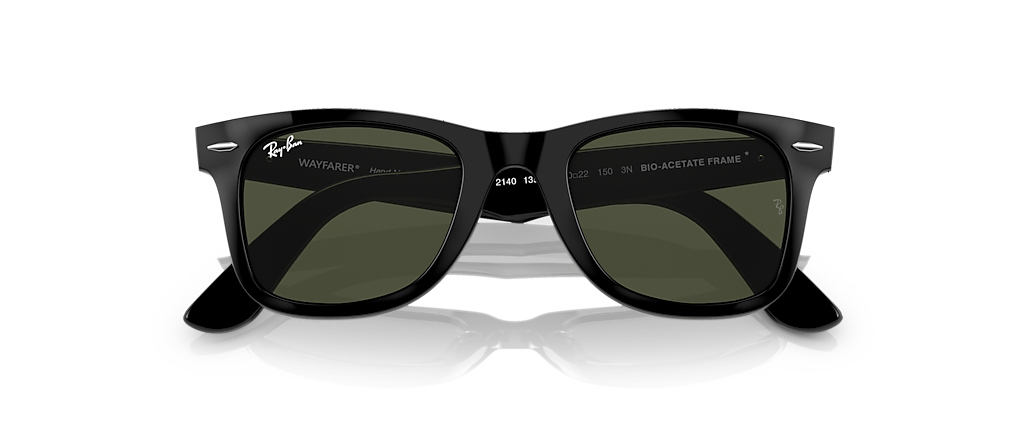Ray-Ban RB2140 Original Wayfarer Bio-Based Black Sunglasses Ray-Ban RB2140 Original Wayfarer Bio-Based Black Sunglasses